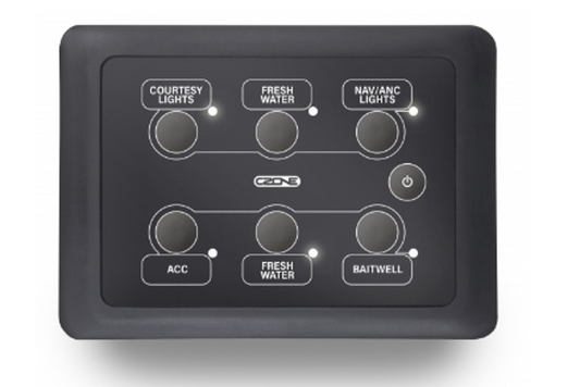 CZONE - 80-911-0162-00 - CZONE WPROOF KEYPAD 3x2 LSCAPE