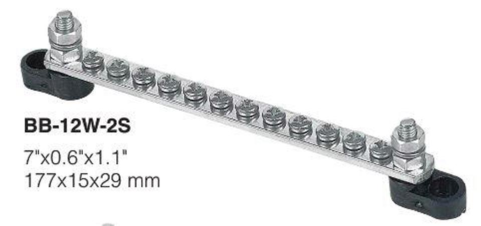 BEP-BB-12W-2S/DSP-BUSBAR 1X12W + COVERS DSP MC12