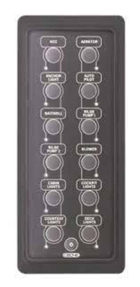 CZONE - 80-911-0164-00 - CZONE WPROOF KEYPAD 2X6 PORTRAIT
