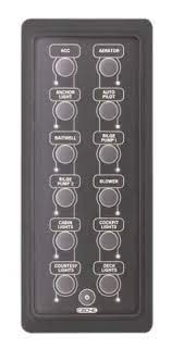 CZONE - 80-911-0164-00 - CZONE WPROOF KEYPAD 2X6 PORTRAIT