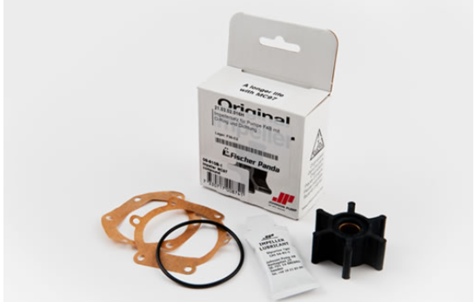Fischer Panda - 652 - impeller set for pump F4B with O-seal and gasket