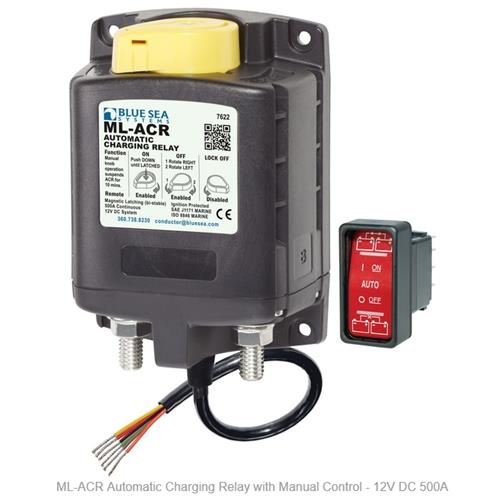 Blue Sea Systems - 7622-BSS - ML ACR, 12 V, Knob