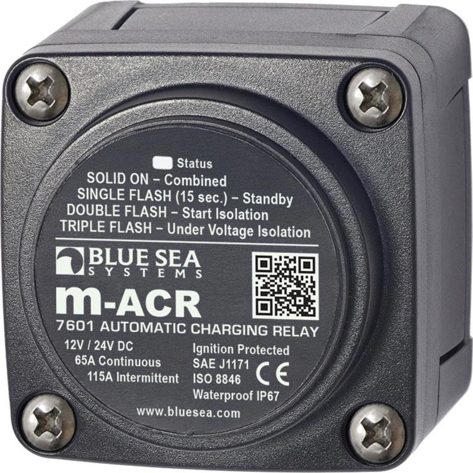 Blue Sea Systems - 7601-BSS - Solenoid M Series 65A 12V ACR