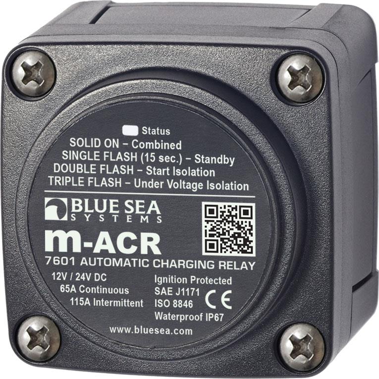 Blue Sea Systems - 7601-BSS - Solenoid M Series 65A 12V ACR