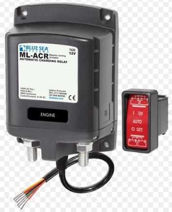 Blue Sea Systems - 7620-BSS - ML ACR, 12 V, 2 Battery