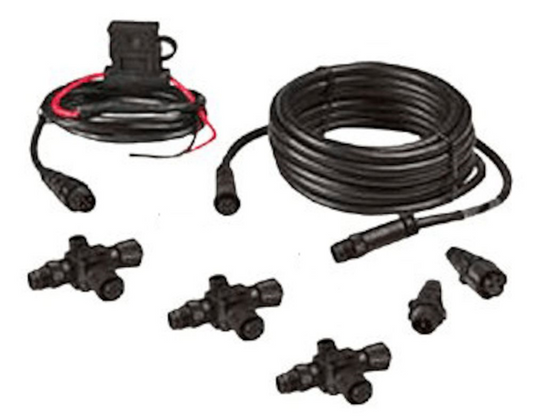 B&G-000-10760-001-NMEA 2000 Micro-C Network starter kit: Includes Network power cable, 4.5 m (15 ft) N2K cable, 3 x T-connectors, 2 x network terminators