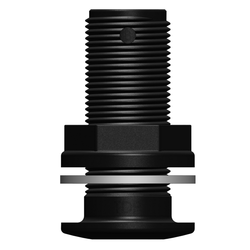 TRUDESIGN - 90431 - Skin Fitting Domed ¾” BSP PKG- Black