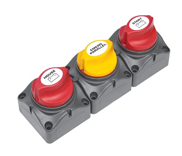 BEP - 715-V - CLSTR BAT SW 275AX3  VERT MC8