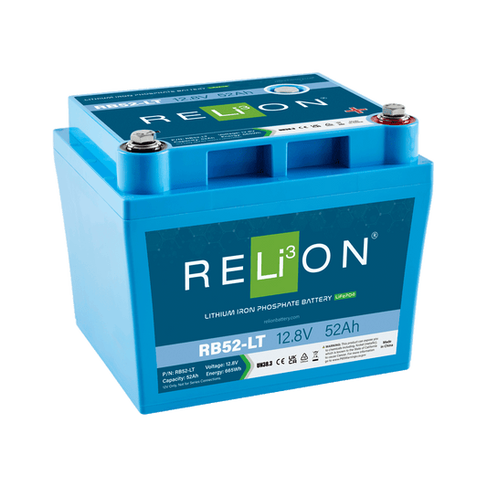 RELiON - RB52-LT - 12V 52Ah Lithium Deep Cycle Battery