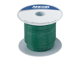 Ancor-104310-100' #14 GREEN TINNED COPPER