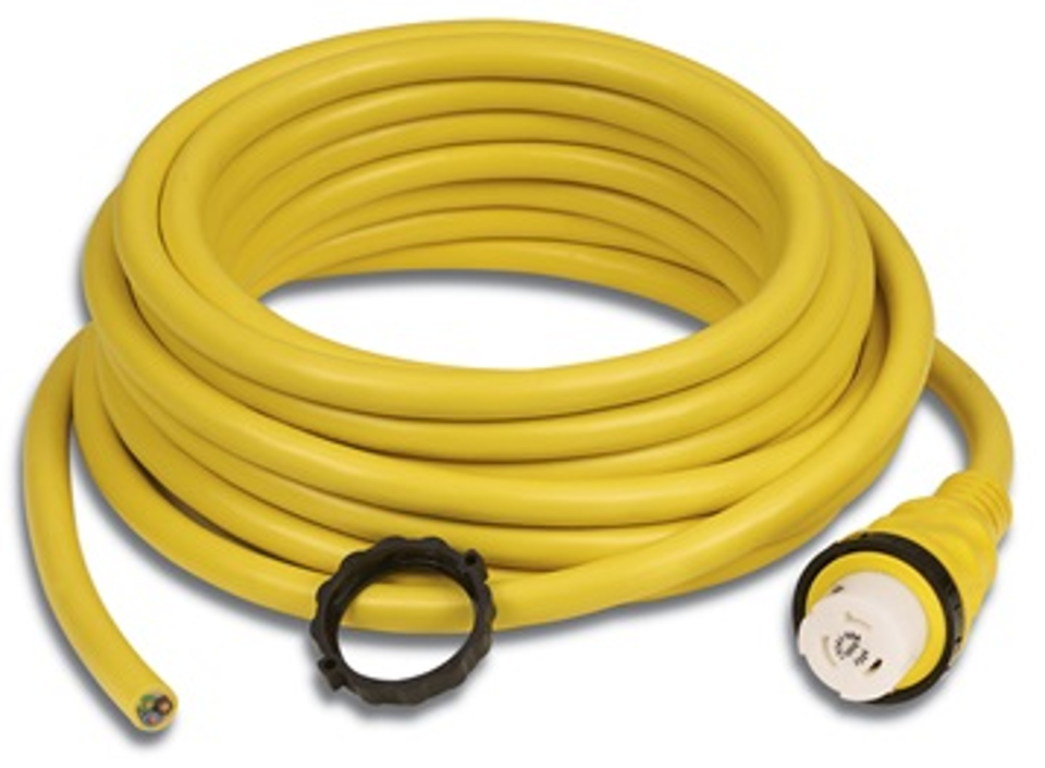 Marinco - 6153SPPX - Cordset, 32A 230V, 50', Yellow