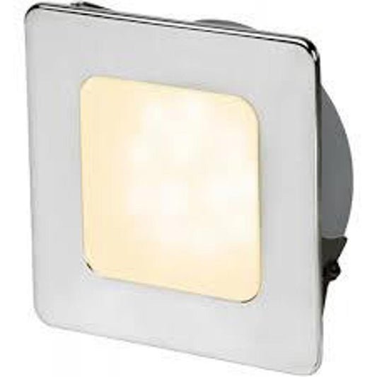 Hella Marine - 2JA 958 340-511   - EUROLED 95 GEN2, WHITE LIGHT & 316SS RIM, SQUARE