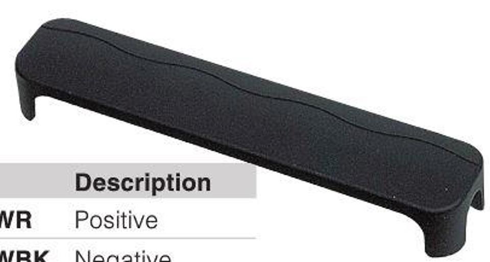 BEP-BBC-24WBK-BUSBAR COVER 24W NEG (BLK)