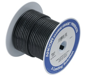 Ancor-100010- 100'/250'/500'/1000' 18mm BLACK TINNED COPPER