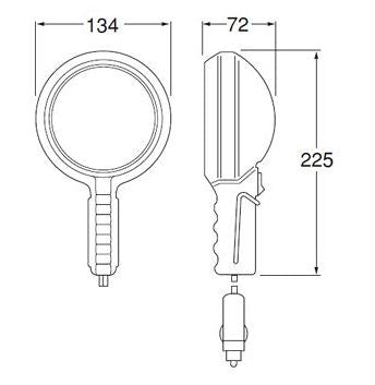 HELLA Lightweight Hand Held Spot Lights