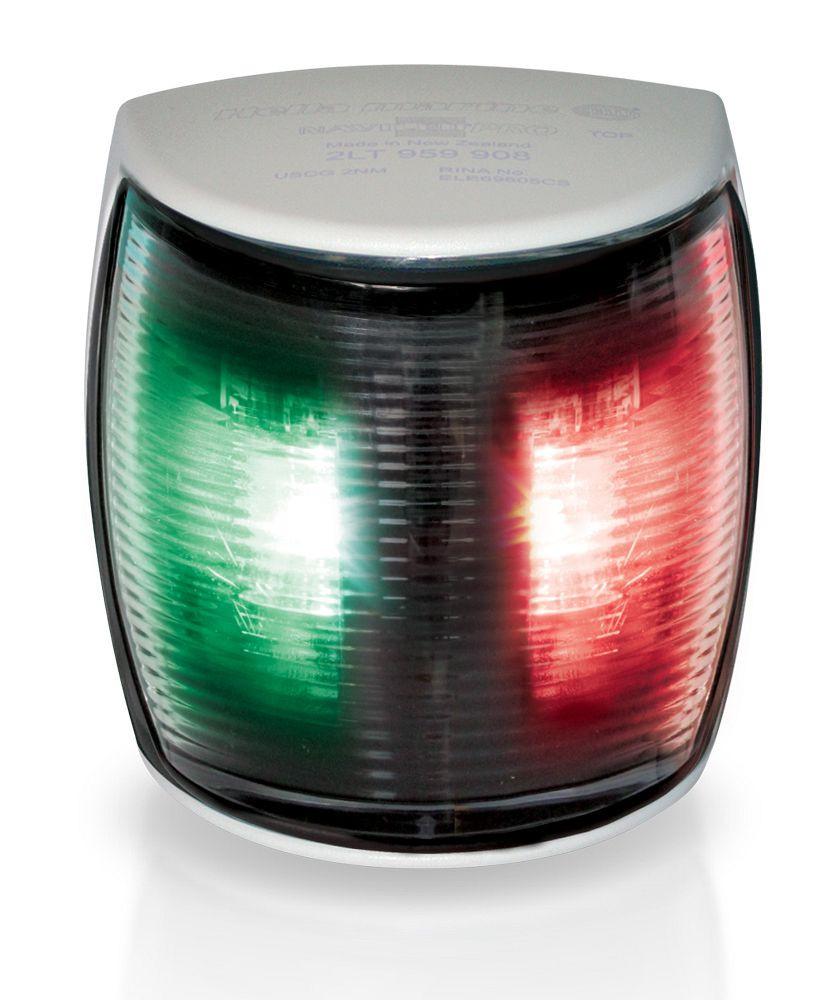 Hella Marine-2LT 959 941-001-2NM NaviLED PRO BI-COLOR 9-33V HEAVY DUTY LENS (Black/White)