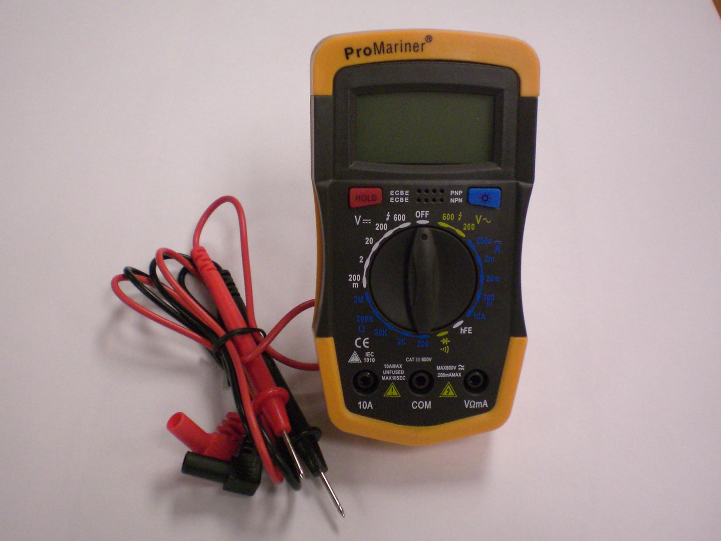 ProMariner - 87730 - Hand Held Digital Multi Meter $31.80 buy now at OBMGonline