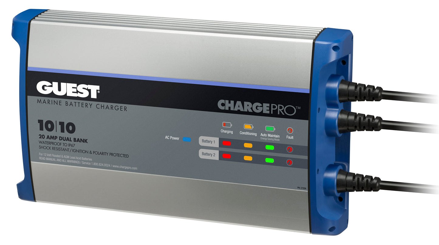 Guest - 2720A - On-Board Battery Charger 20A / 12V; 2 Bank; 120V Input