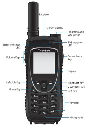 Iridium Extreme - CPKT1101 - Iridium 9575 Extreme Satellite Phone