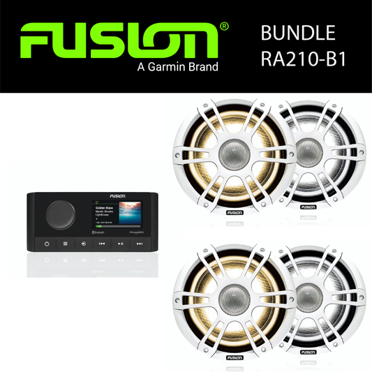 Fusion Marine Audio - MS-RA210 Stereo & Speaker Bundles