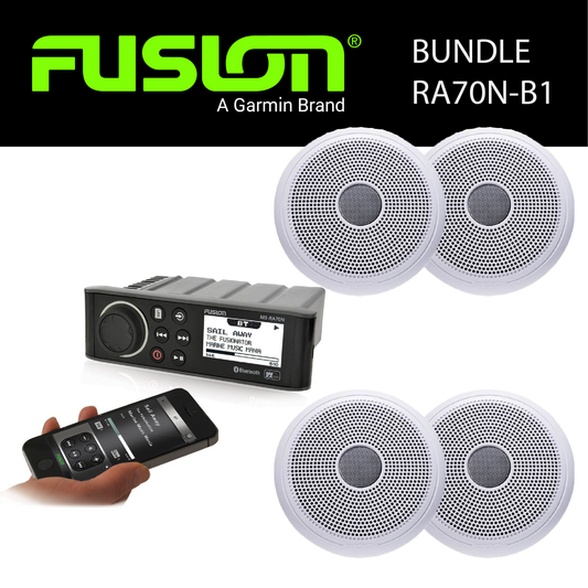 Fusion Marine Audio - MS-RA70N Stereo & Speaker Bundles