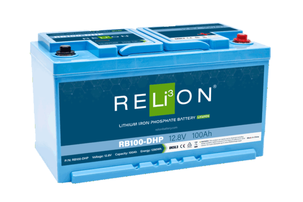 RELiON - RB100-DHP - 2.8V 100AH DIN-HP 4SC LIFEPO4, HAZMAT