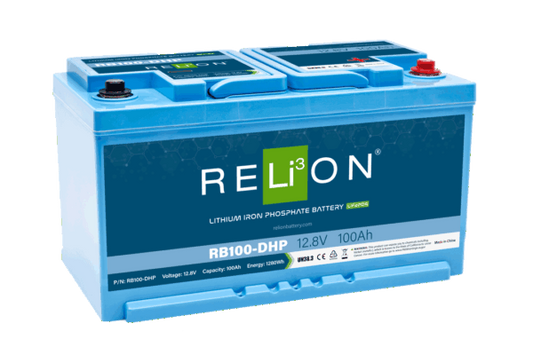 RELiON - RB100-DHP - 2.8V 100AH DIN-HP 4SC LIFEPO4, HAZMAT