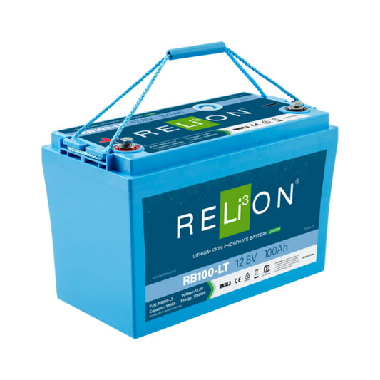 RELiON - RB100 - 12.8V 100AH 4SC LIFEPO4, HAZMAT