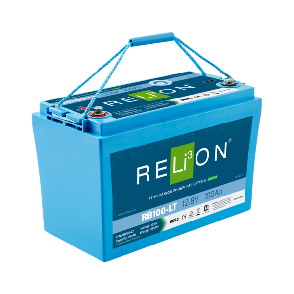 RELiON - RB100 - 12.8V 100AH 4SC LIFEPO4, HAZMAT