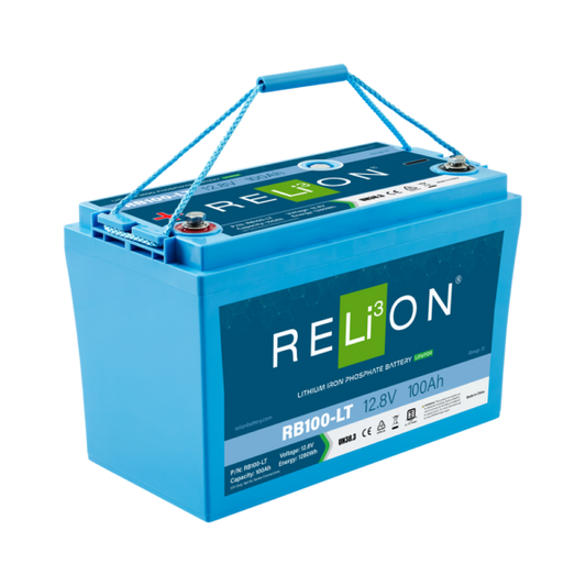 RELiON - RB100-LT - 12.8V 100AH LT LOW TEMPERATURE LIFEPO4, HAZMAT