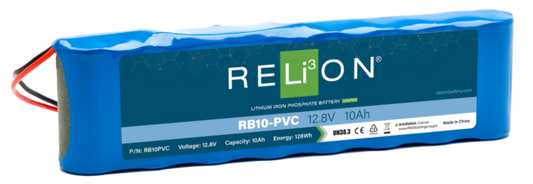RELiON - RB10PVC - 12V 10Ah LiFePO4 Battery (PVC)