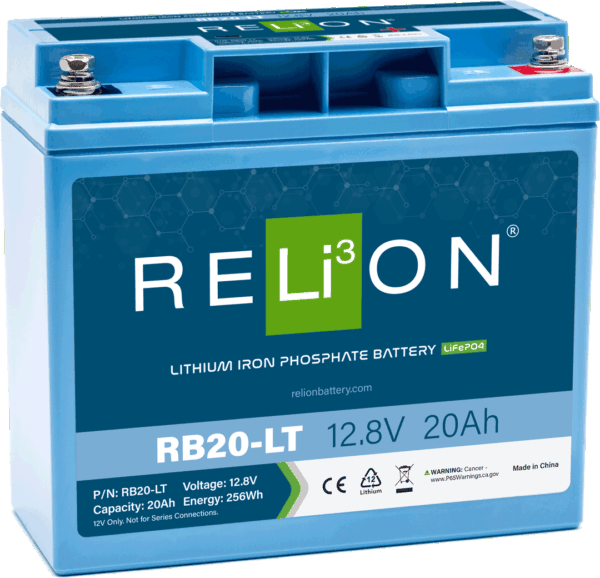 RELiON - RB20-LT - 12V 20Ah LiFePO4 Battery