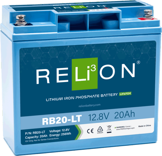 RELiON - RB20-LT - 12V 20Ah LiFePO4 Battery