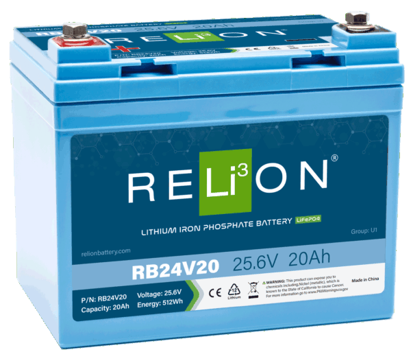 RELiON - RB24V20 - 24V 20Ah LiFePO4 Battery