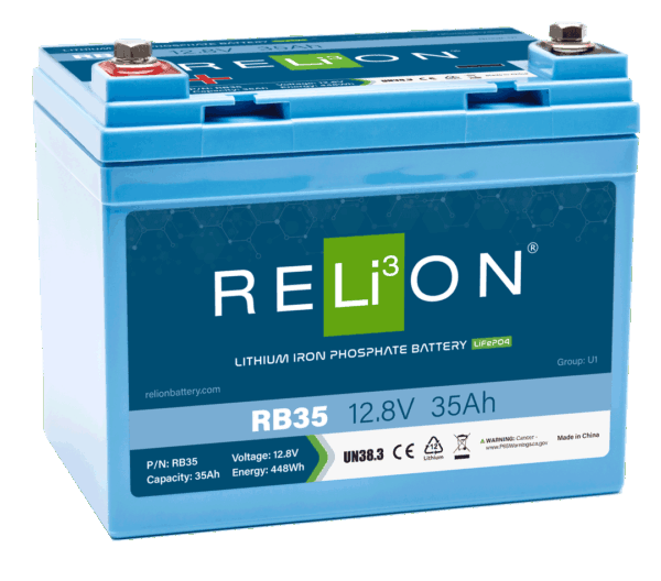 RELiON - RB35 - 12V 35Ah LiFePO4 Battery