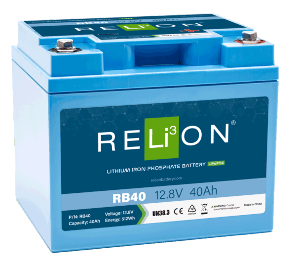 RELiON - RB40 - 12V 40Ah LifePO4 Battery
