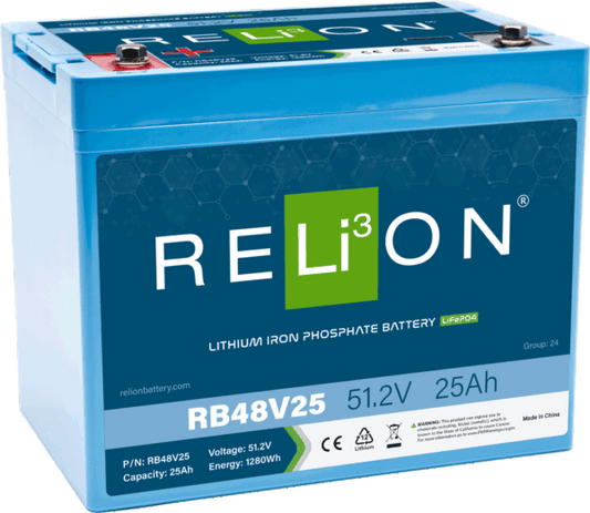 RELiON - RB48V25 - 48V 25Ah LiFePO4 Battery