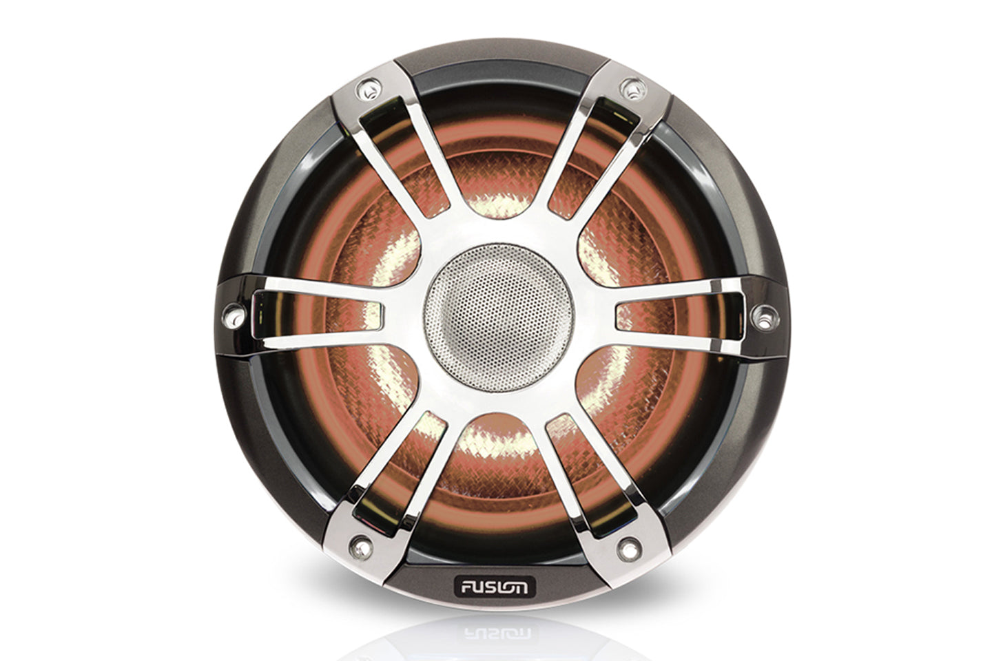 Fusion SG-FL882SPC / 010-02434-11 | Signature Series 8.8" 330 WATT Coaxial Sports Chrome Marine Speaker with LEDs