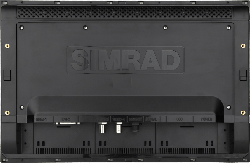 Simrad MO16-T. 15.6 inch Widescreen High bright, multi-touch monitor, back connections 000-11260-001