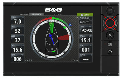 B&G-000-11244-001-ZEUS²7 Multi-function Display, World Base Map.