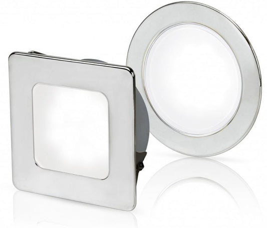 Hella Marine - EUROLED 95 GEN2, 12/24V DC, WHITE LIGHT & 316SS RIM