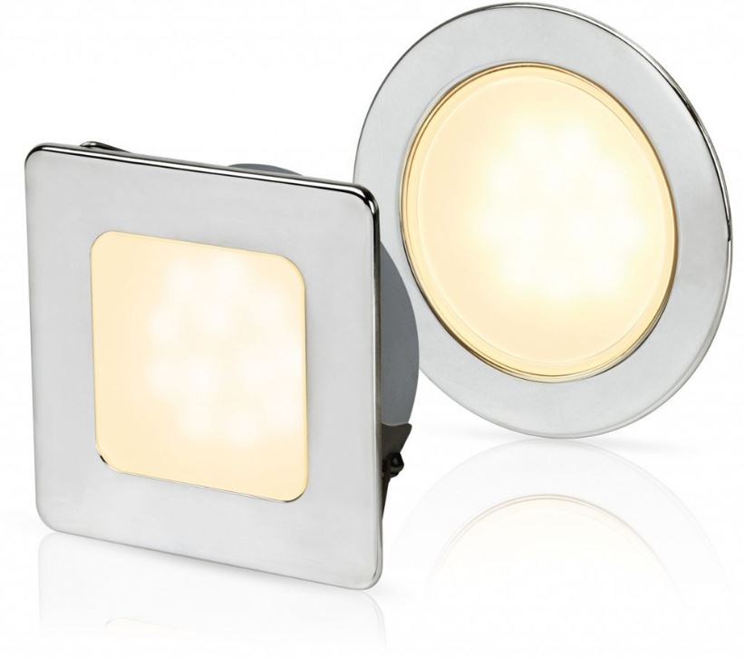 Hella Marine - Warm White EuroLED 95 Gen 2 LED Down Lights with Spring Clips
