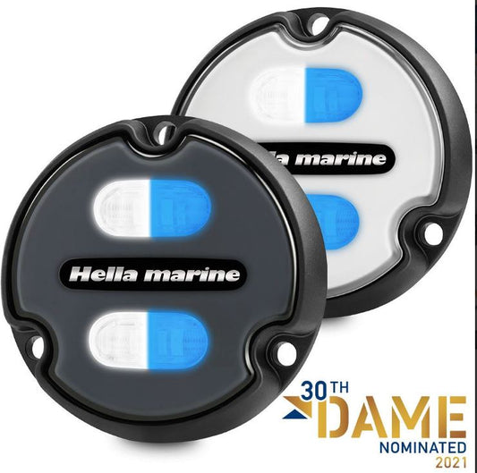Hella Marine - Apelo A1 Polymer White/Blue Underwater Light