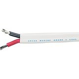 CABLE TWIN TINNED 5MM WHT/SHEATH PER METER Red / Black